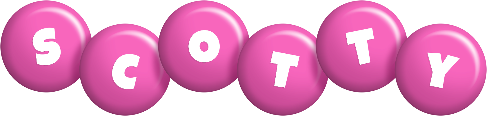 Scotty candy-pink logo