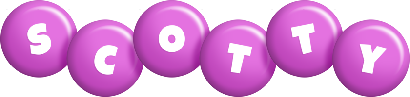 Scotty candy-purple logo