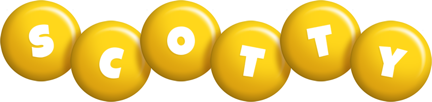 Scotty candy-yellow logo