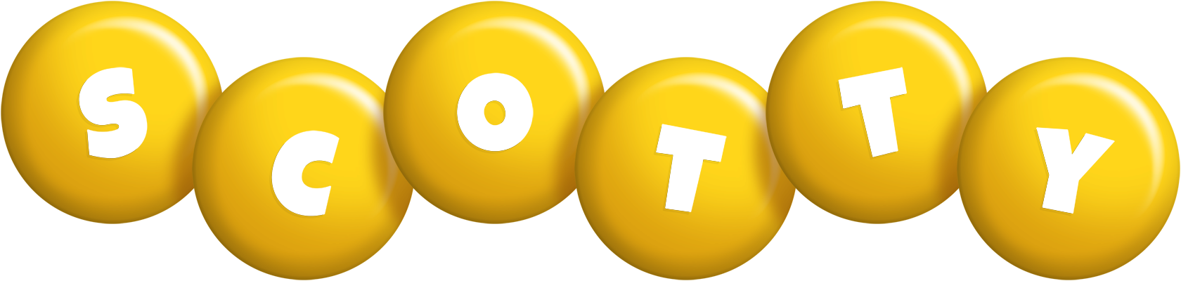 Scotty candy-yellow logo