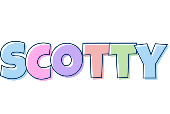 Scotty pastel logo