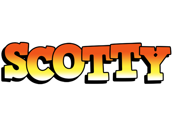 Scotty sunset logo