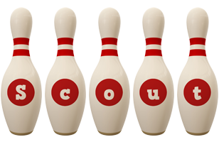 Scout bowling-pin logo