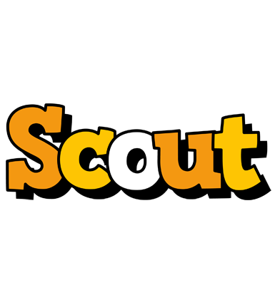 Scout cartoon logo
