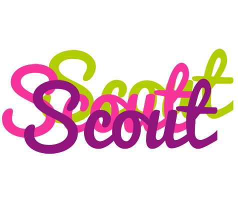 Scout flowers logo