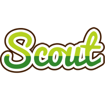 Scout golfing logo