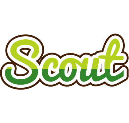 Scout golfing logo