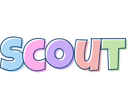 Scout pastel logo