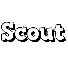 Scout snowing logo