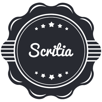 Scritia badge logo