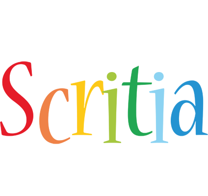 Scritia birthday logo