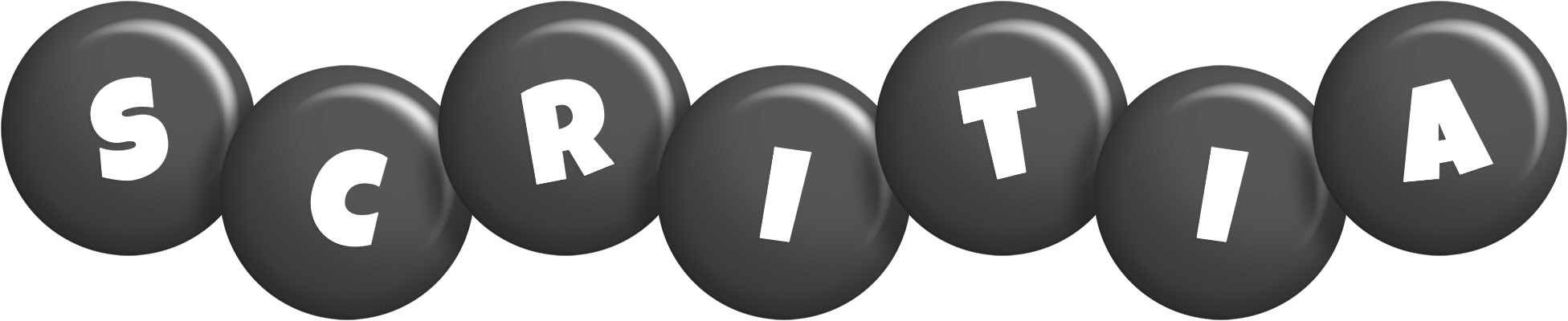 Scritia candy-black logo