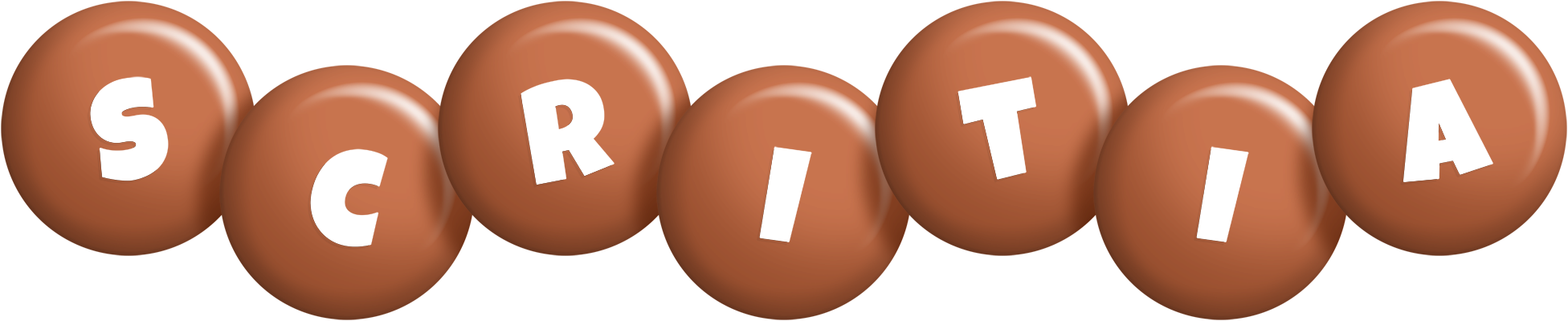 Scritia candy-brown logo