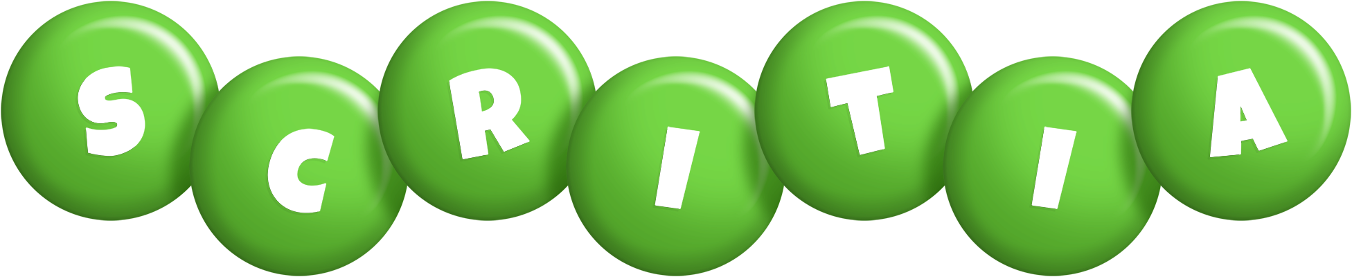 Scritia candy-green logo