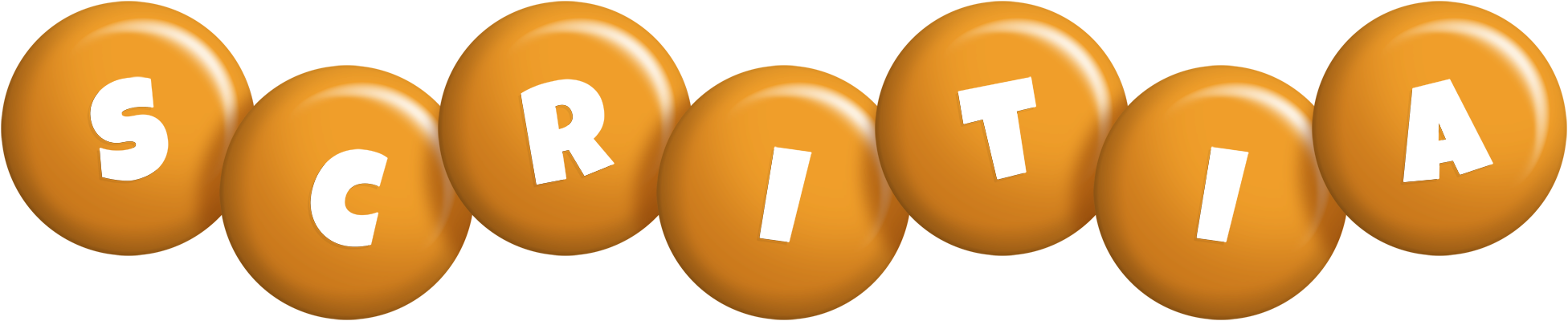 Scritia candy-orange logo
