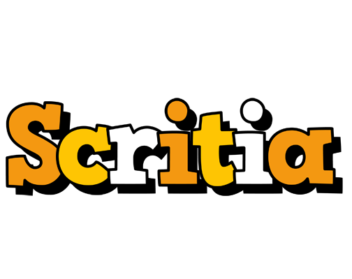 Scritia cartoon logo