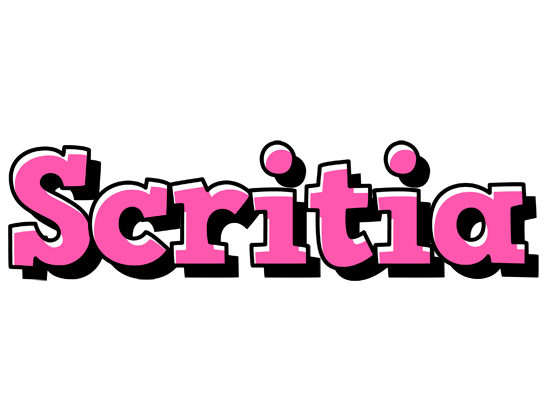 Scritia girlish logo