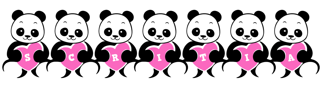 Scritia love-panda logo