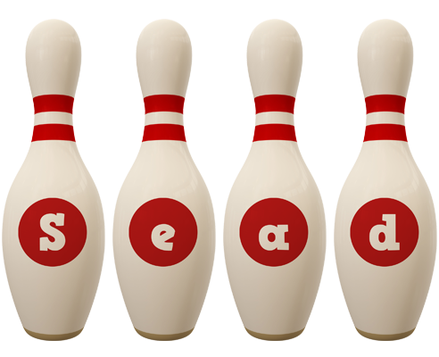 Sead bowling-pin logo