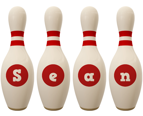 Sean bowling-pin logo