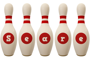 Seare bowling-pin logo