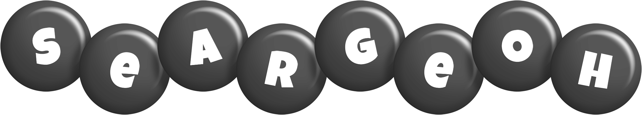 Seargeoh candy-black logo
