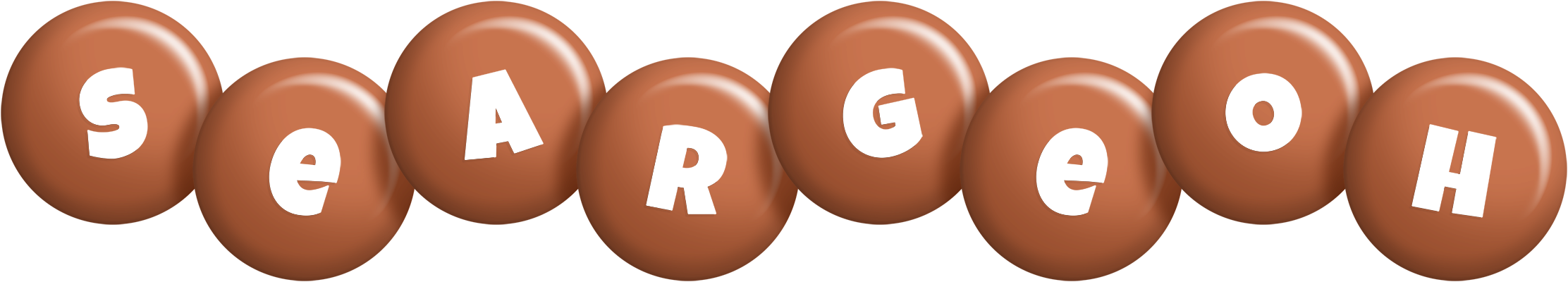 Seargeoh candy-brown logo