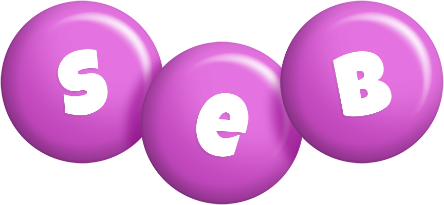 Seb candy-purple logo