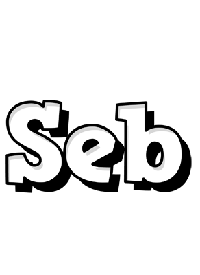 Seb snowing logo
