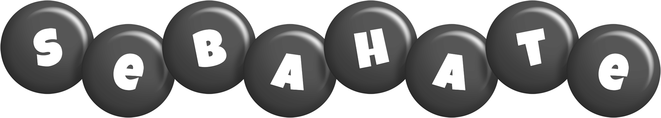 Sebahate candy-black logo