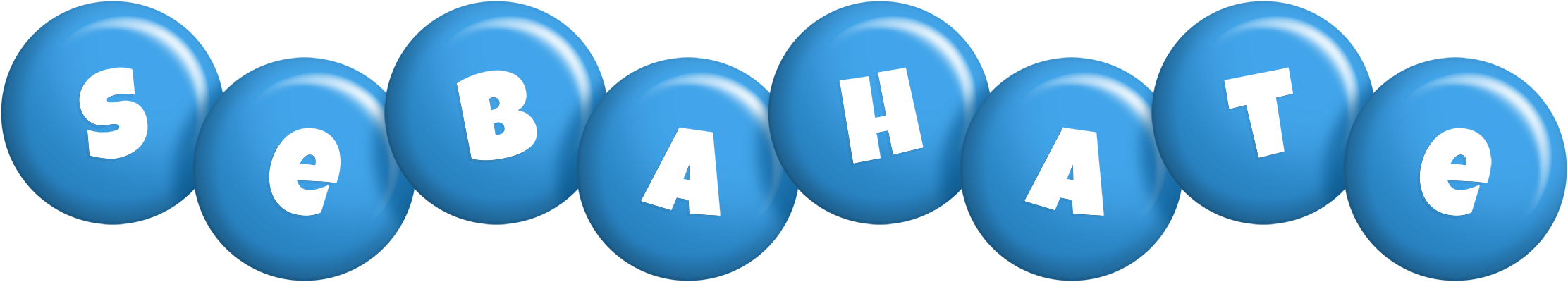 Sebahate candy-blue logo