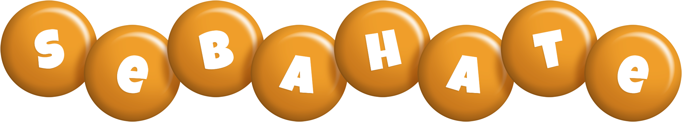 Sebahate candy-orange logo