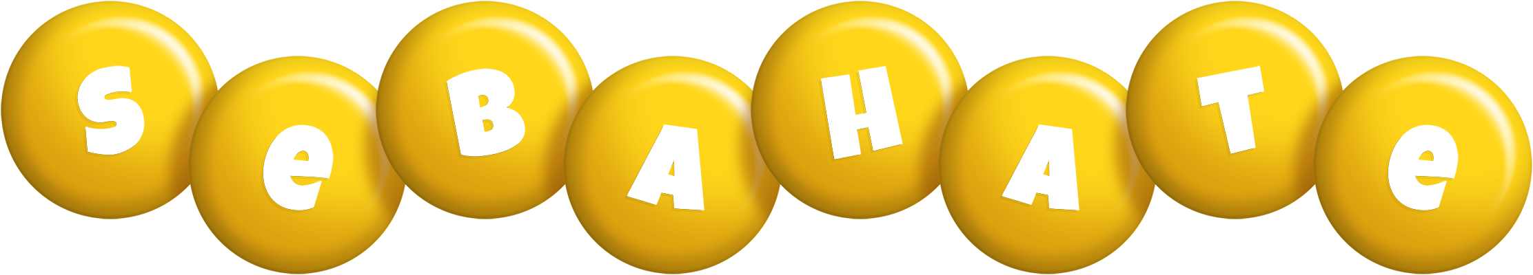 Sebahate candy-yellow logo