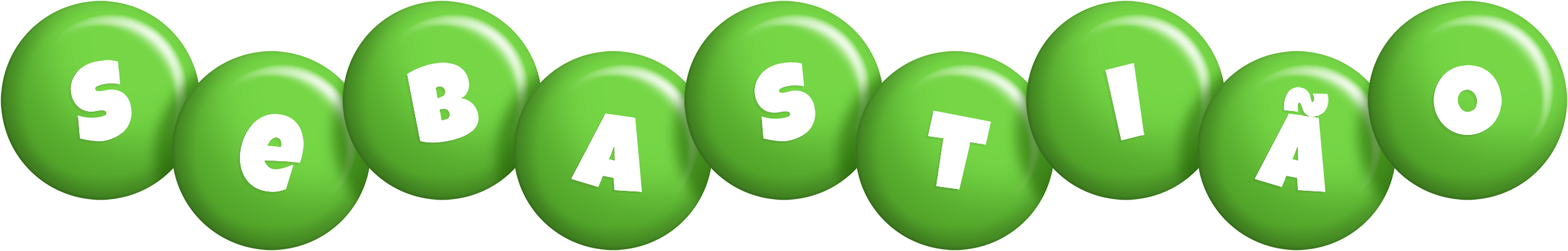Sebastião candy-green logo