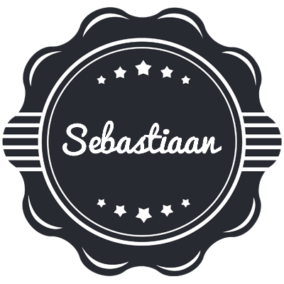 Sebastiaan badge logo