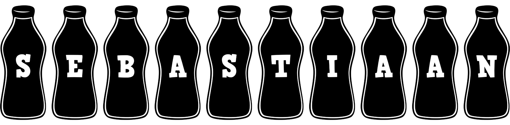 Sebastiaan bottle logo