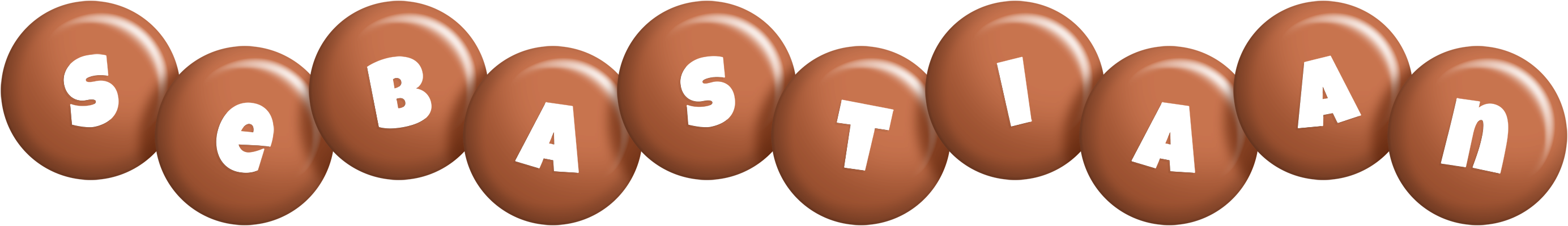 Sebastiaan candy-brown logo