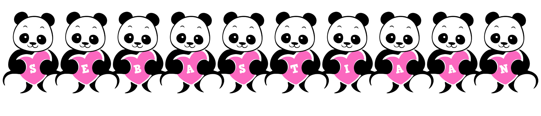 Sebastiaan love-panda logo