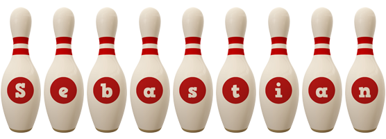 Sebastian bowling-pin logo