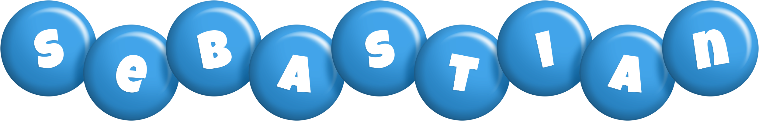 Sebastian candy-blue logo
