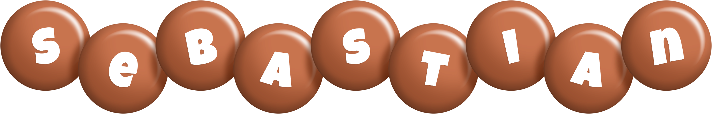 Sebastian candy-brown logo