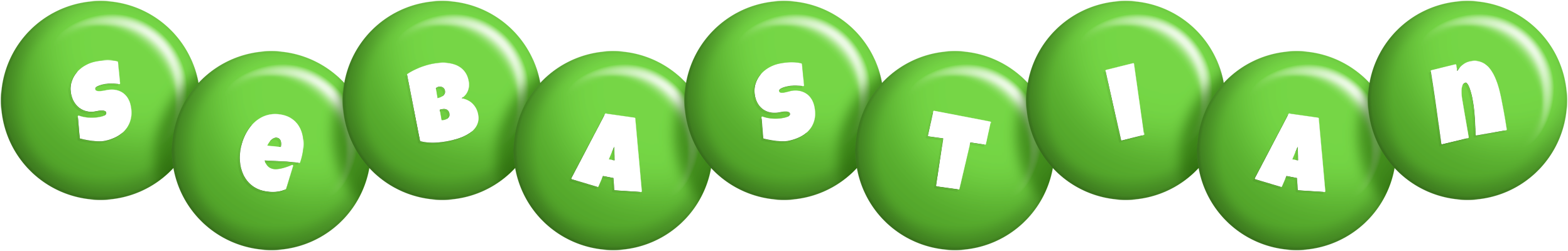 Sebastian candy-green logo