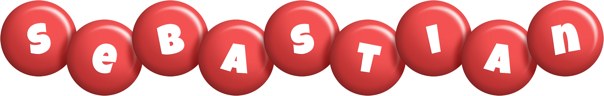 Sebastian candy-red logo