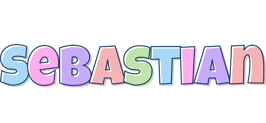 Sebastian pastel logo