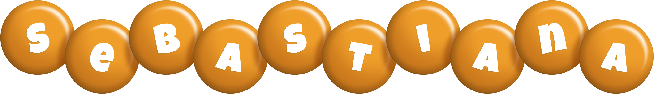 Sebastiana candy-orange logo