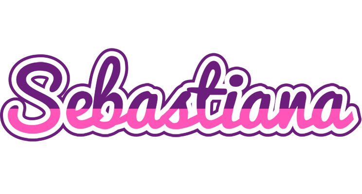Sebastiana cheerful logo