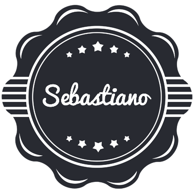 Sebastiano badge logo