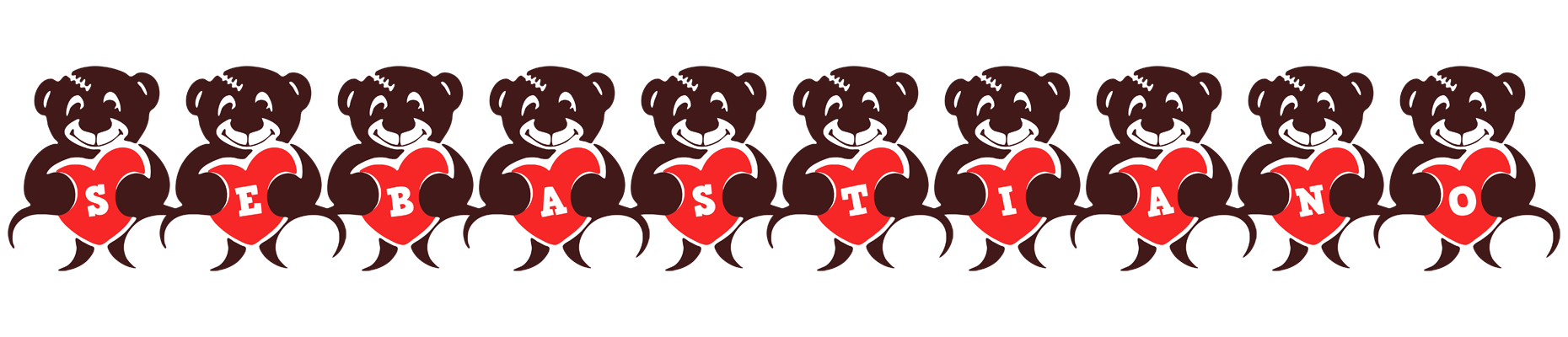 Sebastiano bear logo