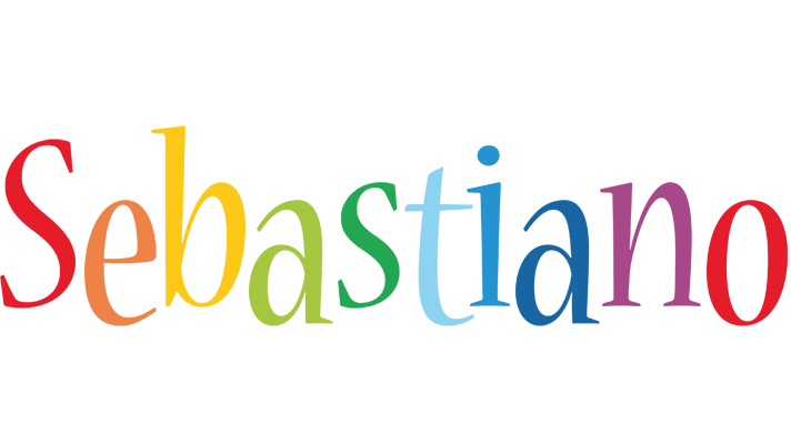 Sebastiano birthday logo
