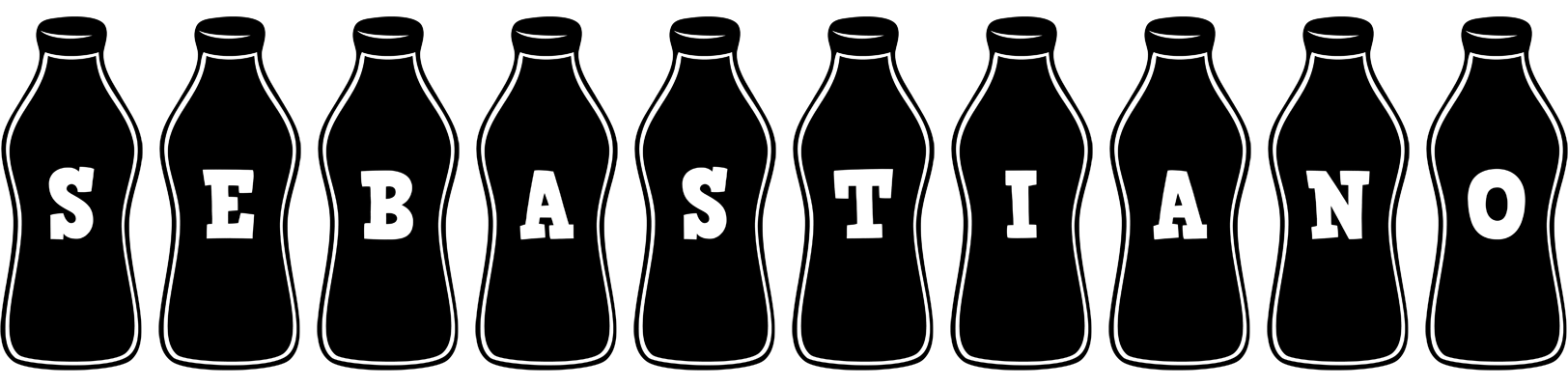 Sebastiano bottle logo
